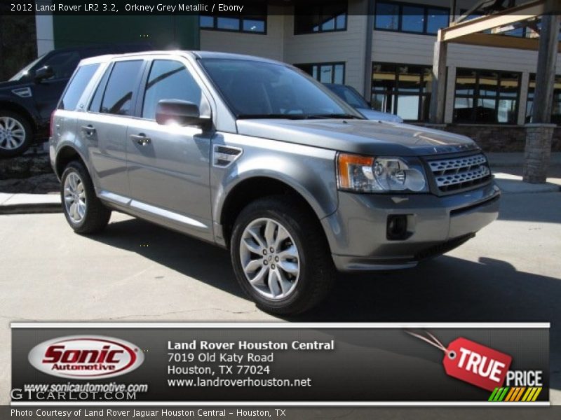 Orkney Grey Metallic / Ebony 2012 Land Rover LR2 3.2