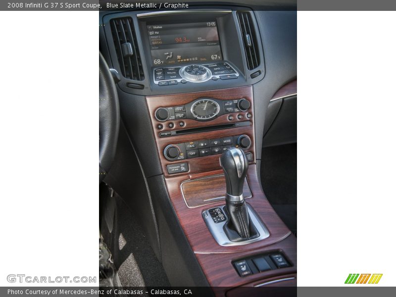 Blue Slate Metallic / Graphite 2008 Infiniti G 37 S Sport Coupe