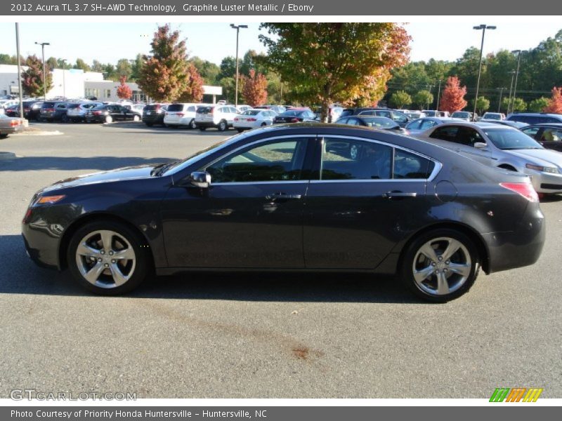 Graphite Luster Metallic / Ebony 2012 Acura TL 3.7 SH-AWD Technology