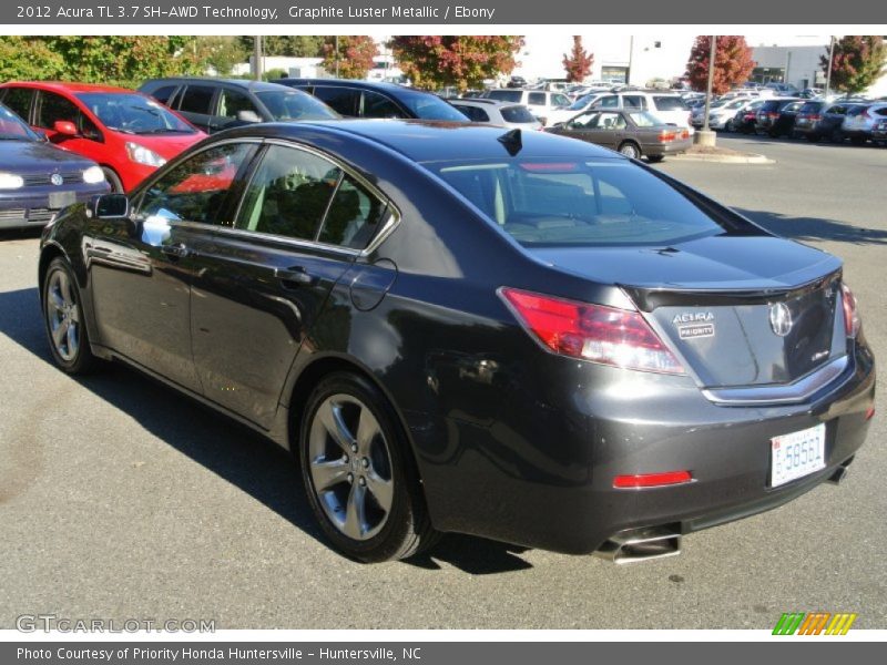 Graphite Luster Metallic / Ebony 2012 Acura TL 3.7 SH-AWD Technology