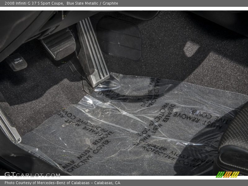 Blue Slate Metallic / Graphite 2008 Infiniti G 37 S Sport Coupe