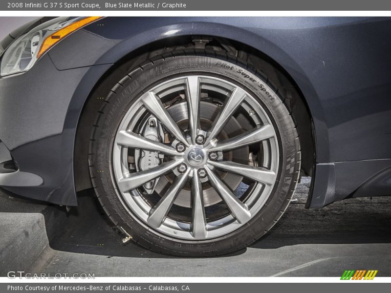 Blue Slate Metallic / Graphite 2008 Infiniti G 37 S Sport Coupe