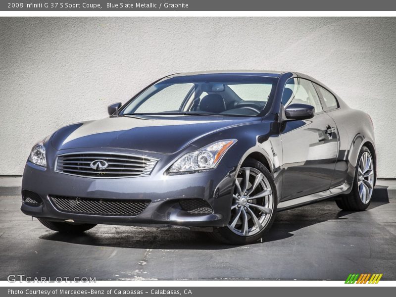 Blue Slate Metallic / Graphite 2008 Infiniti G 37 S Sport Coupe