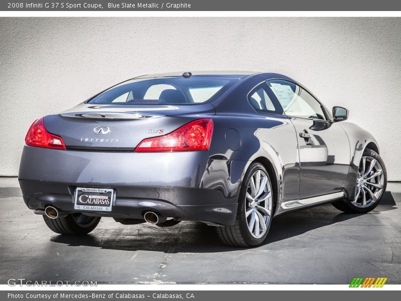 Blue Slate Metallic / Graphite 2008 Infiniti G 37 S Sport Coupe