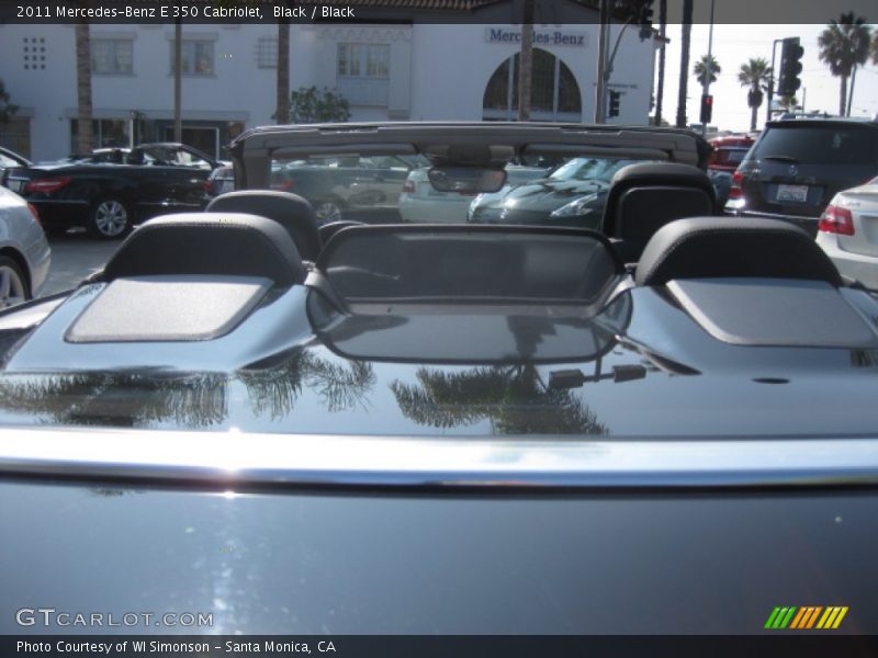 Black / Black 2011 Mercedes-Benz E 350 Cabriolet