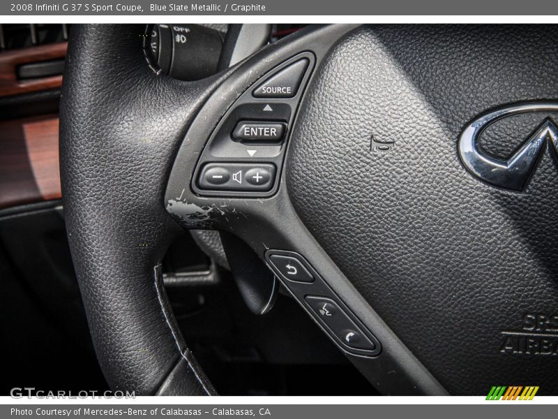 Blue Slate Metallic / Graphite 2008 Infiniti G 37 S Sport Coupe