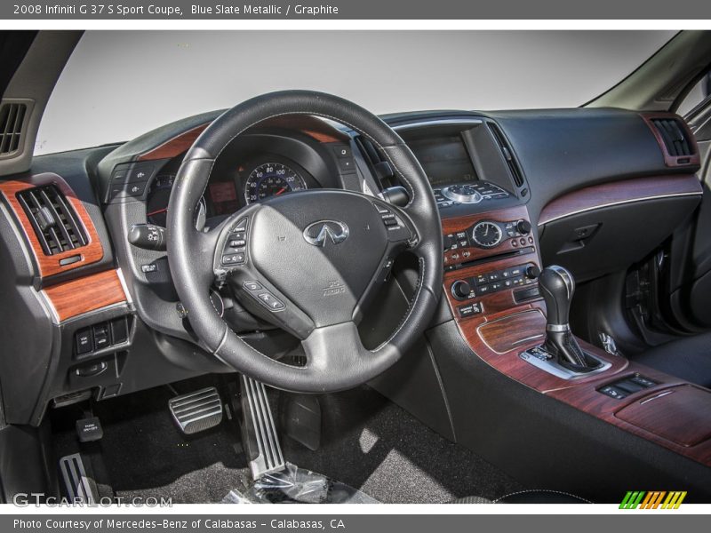 Blue Slate Metallic / Graphite 2008 Infiniti G 37 S Sport Coupe