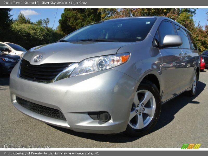 Silver Sky Metallic / Light Gray 2011 Toyota Sienna LE