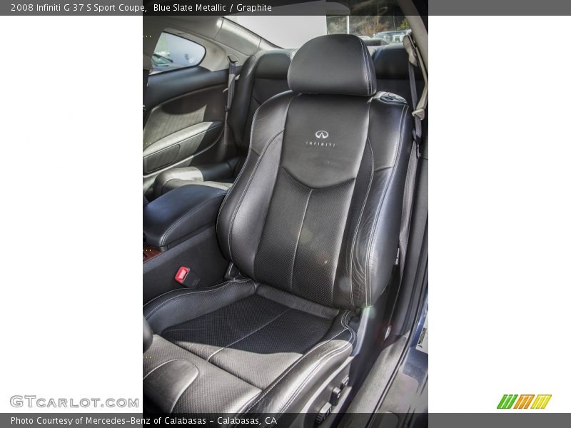 Blue Slate Metallic / Graphite 2008 Infiniti G 37 S Sport Coupe