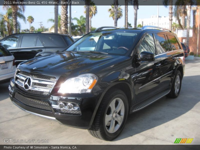 Black / Black 2011 Mercedes-Benz GL 450 4Matic