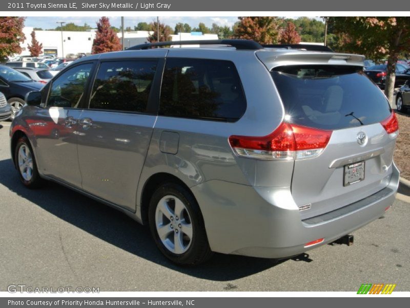 Silver Sky Metallic / Light Gray 2011 Toyota Sienna LE