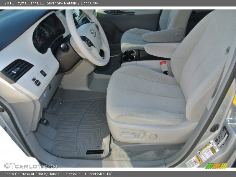Silver Sky Metallic / Light Gray 2011 Toyota Sienna LE