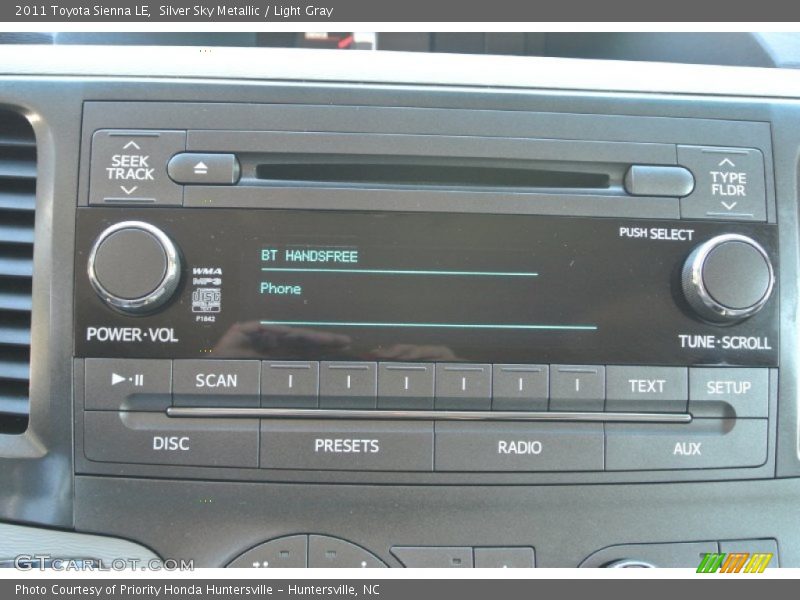 Silver Sky Metallic / Light Gray 2011 Toyota Sienna LE