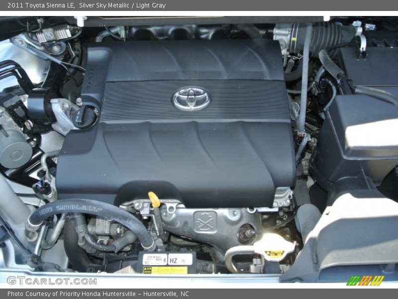 Silver Sky Metallic / Light Gray 2011 Toyota Sienna LE