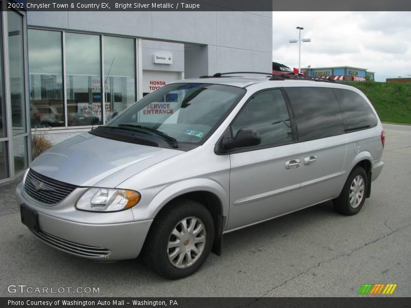 Bright Silver Metallic / Taupe 2002 Chrysler Town & Country EX