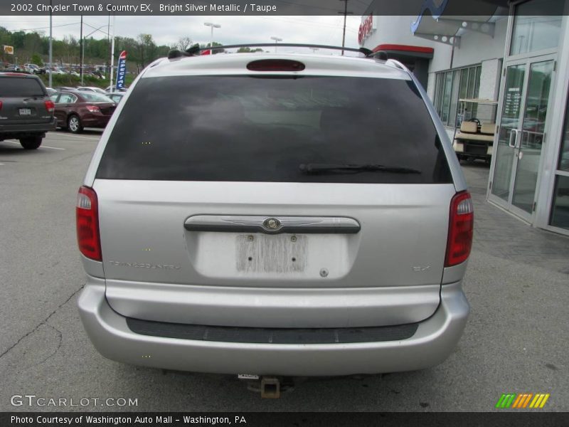 Bright Silver Metallic / Taupe 2002 Chrysler Town & Country EX