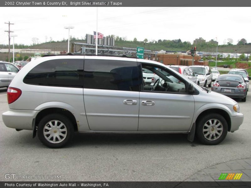 Bright Silver Metallic / Taupe 2002 Chrysler Town & Country EX