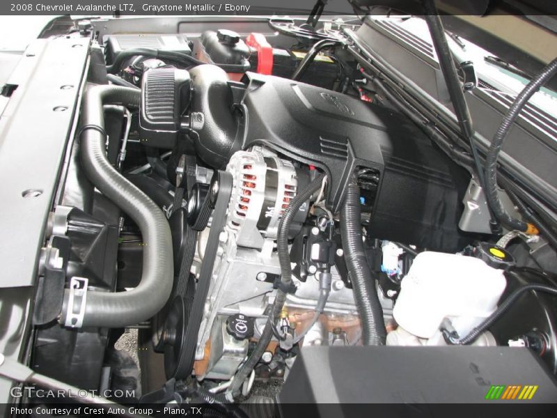 Graystone Metallic / Ebony 2008 Chevrolet Avalanche LTZ