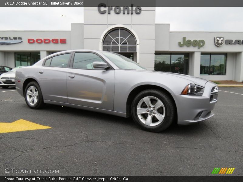 Billet Silver / Black 2013 Dodge Charger SE