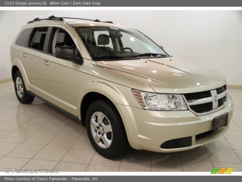 White Gold / Dark Slate Gray 2010 Dodge Journey SE