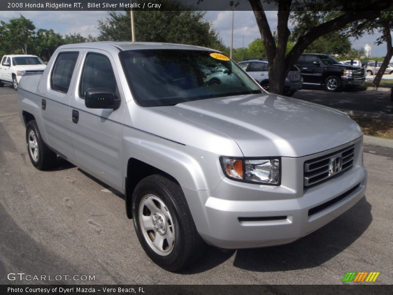 Billet Silver Metallic / Gray 2008 Honda Ridgeline RT
