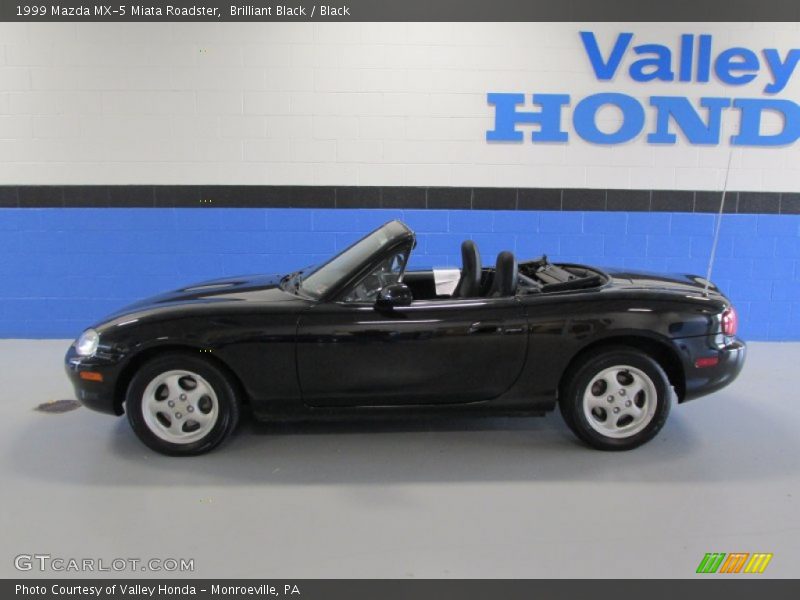 Brilliant Black / Black 1999 Mazda MX-5 Miata Roadster