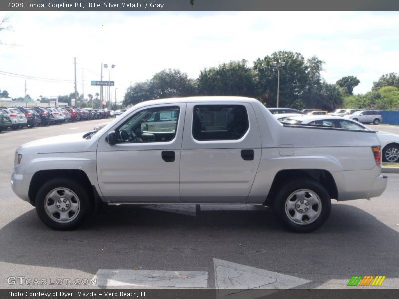 Billet Silver Metallic / Gray 2008 Honda Ridgeline RT