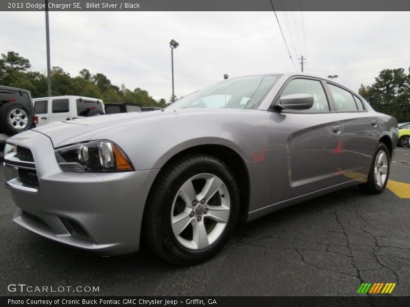 Billet Silver / Black 2013 Dodge Charger SE
