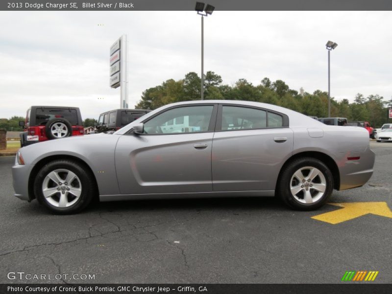 Billet Silver / Black 2013 Dodge Charger SE