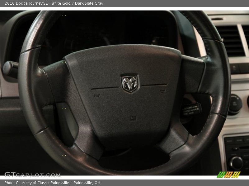 White Gold / Dark Slate Gray 2010 Dodge Journey SE