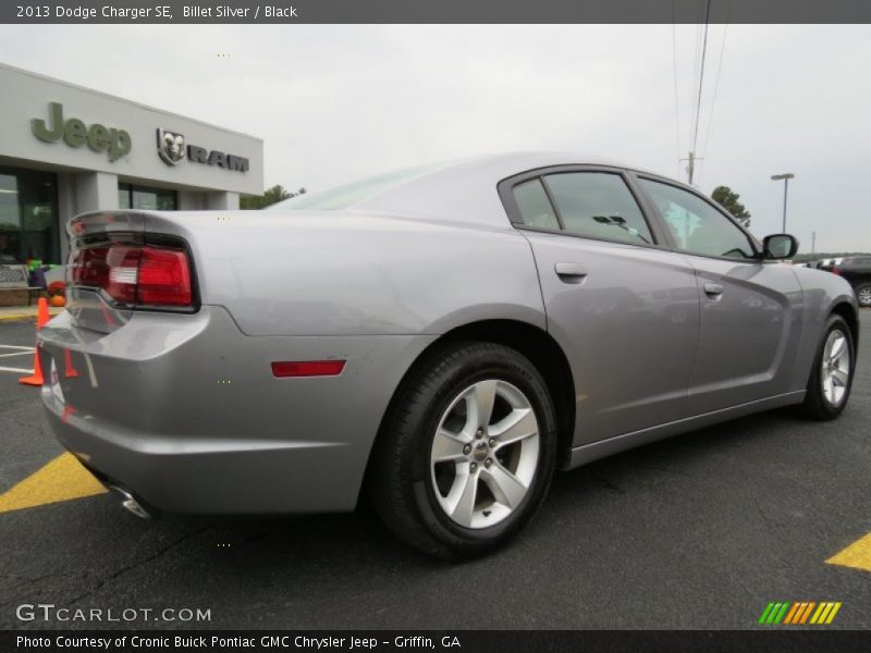 Billet Silver / Black 2013 Dodge Charger SE