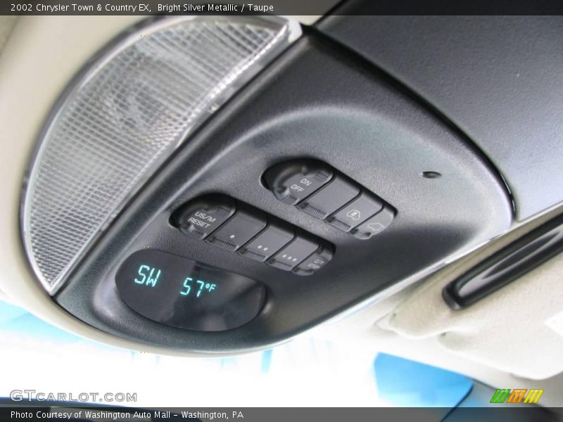 Bright Silver Metallic / Taupe 2002 Chrysler Town & Country EX