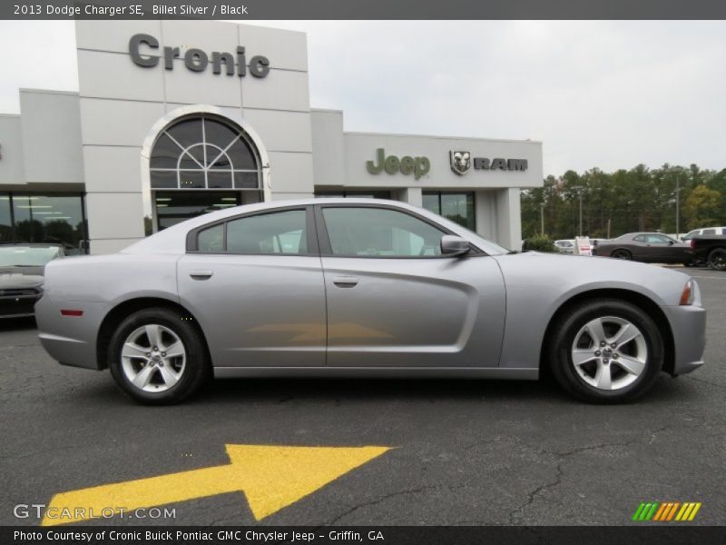 Billet Silver / Black 2013 Dodge Charger SE