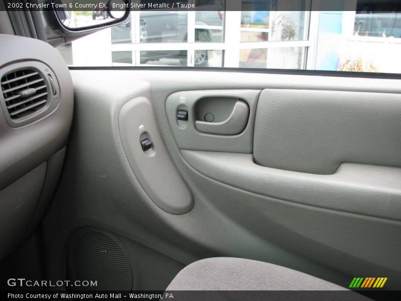 Bright Silver Metallic / Taupe 2002 Chrysler Town & Country EX