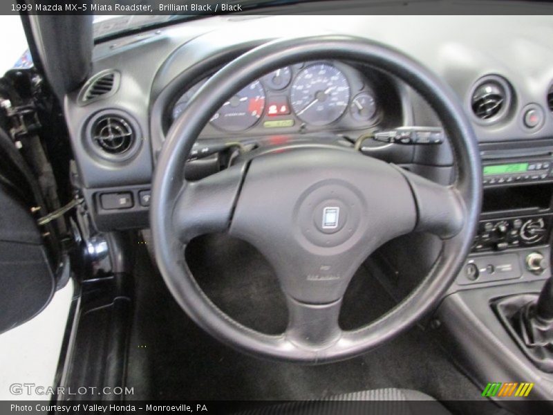 Brilliant Black / Black 1999 Mazda MX-5 Miata Roadster