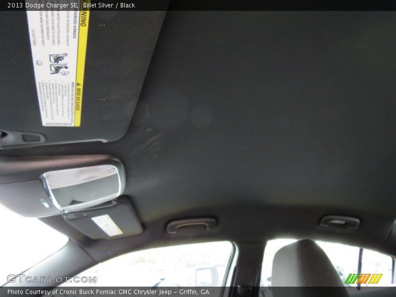 Billet Silver / Black 2013 Dodge Charger SE