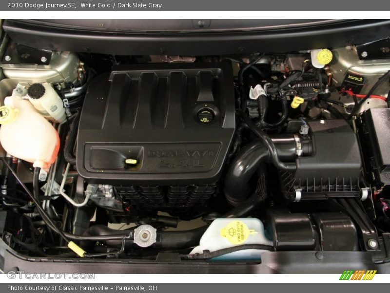 White Gold / Dark Slate Gray 2010 Dodge Journey SE