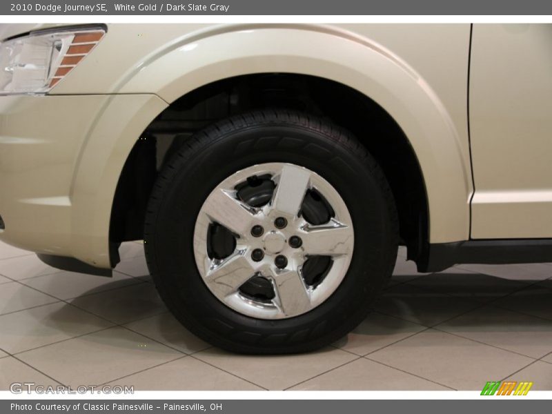 White Gold / Dark Slate Gray 2010 Dodge Journey SE