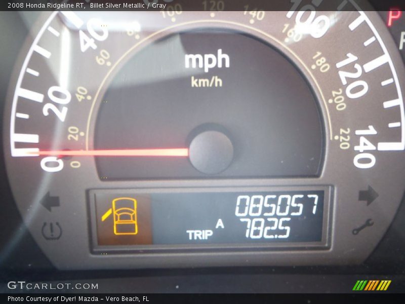 Billet Silver Metallic / Gray 2008 Honda Ridgeline RT