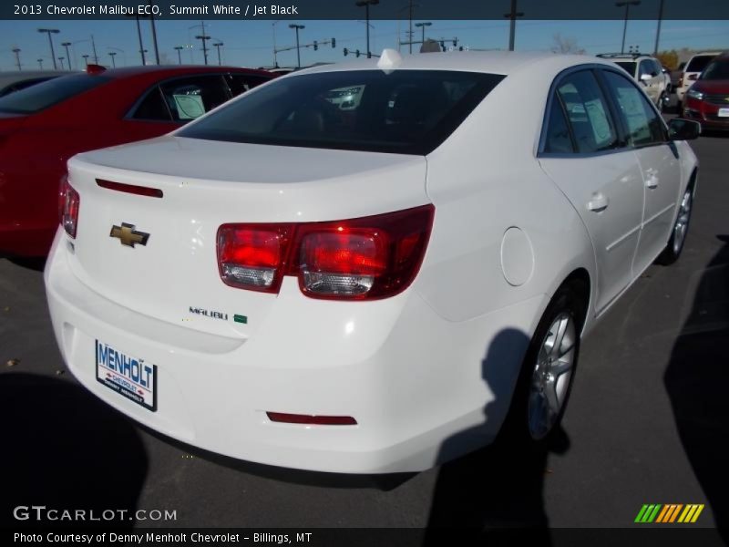 Summit White / Jet Black 2013 Chevrolet Malibu ECO