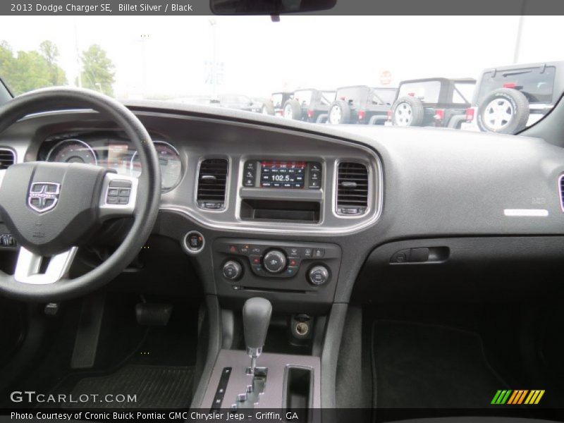 Billet Silver / Black 2013 Dodge Charger SE