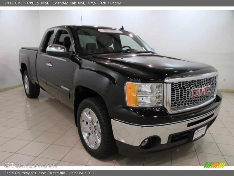 Onyx Black / Ebony 2012 GMC Sierra 1500 SLT Extended Cab 4x4
