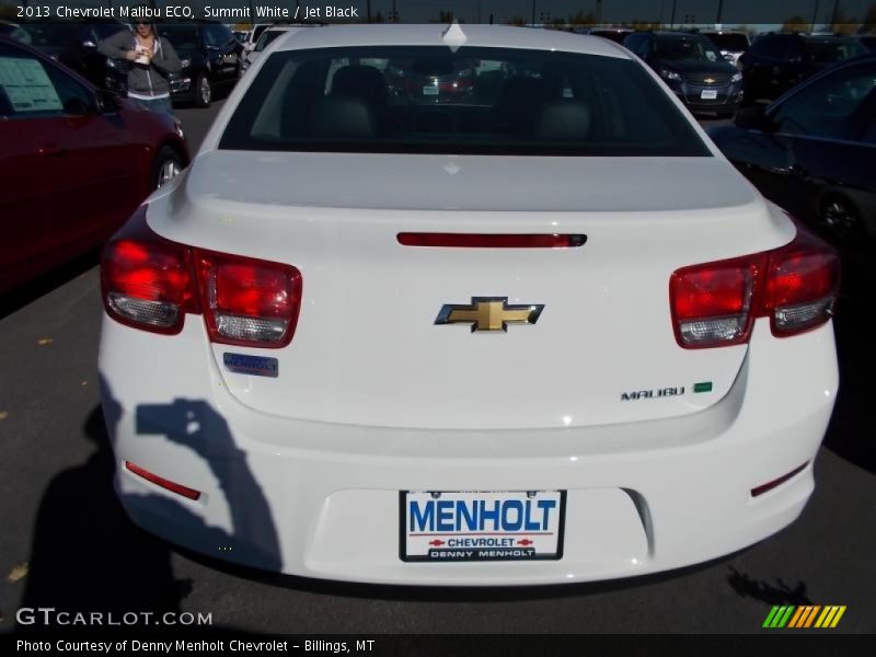 Summit White / Jet Black 2013 Chevrolet Malibu ECO