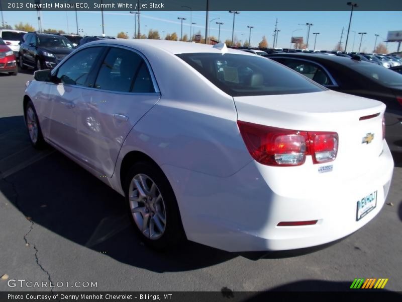 Summit White / Jet Black 2013 Chevrolet Malibu ECO