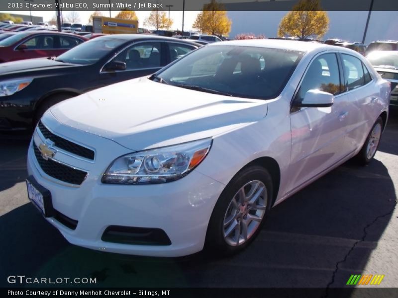 Summit White / Jet Black 2013 Chevrolet Malibu ECO