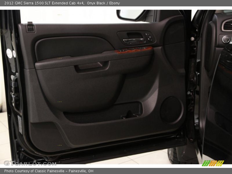 Onyx Black / Ebony 2012 GMC Sierra 1500 SLT Extended Cab 4x4