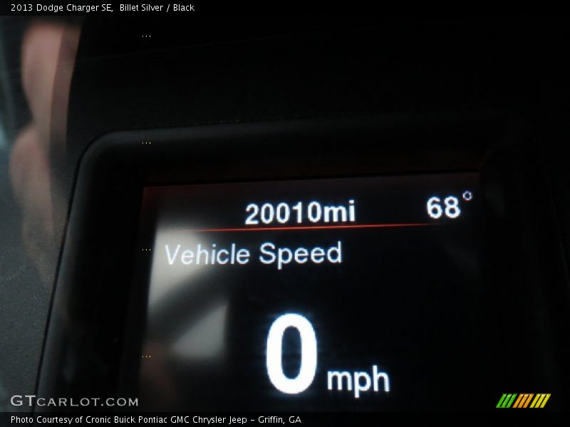 Billet Silver / Black 2013 Dodge Charger SE