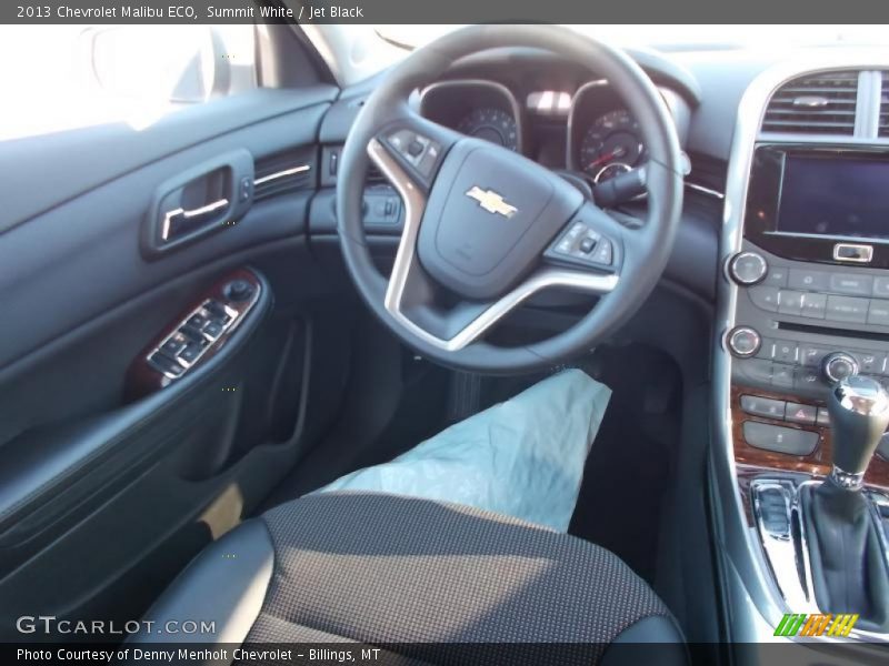 Summit White / Jet Black 2013 Chevrolet Malibu ECO