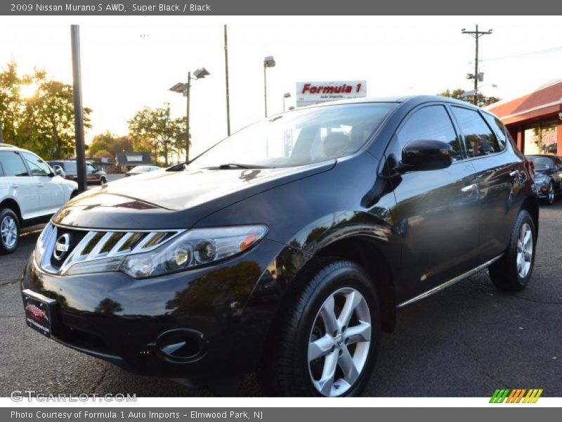 Super Black / Black 2009 Nissan Murano S AWD