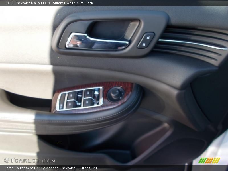 Summit White / Jet Black 2013 Chevrolet Malibu ECO
